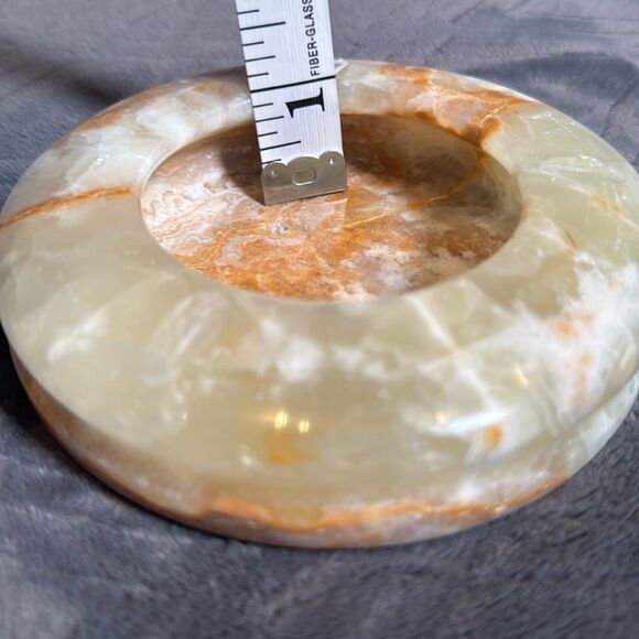 Gorgeous Natural Stone Ashtray or Trinket Box Heavy BRAND NEW Great Gift - Picture 9 of 12